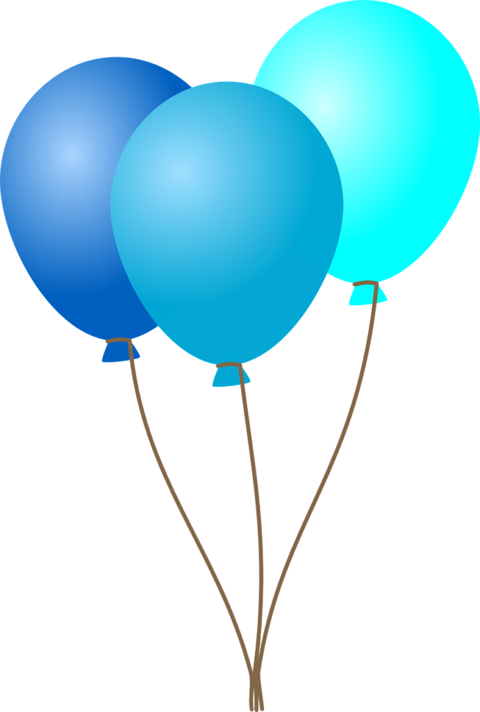 birthday party, balloons, blue-295401.jpg